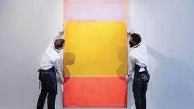 Rothko Abstract Sells For M Pollock Sale Is Record For Artist