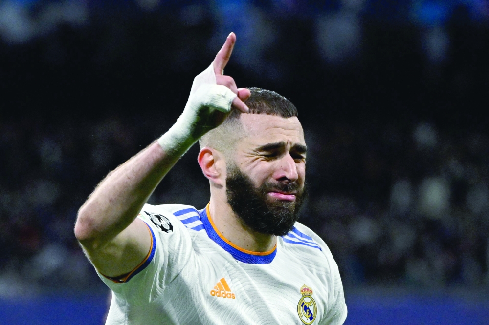 Benzema hat-trick puts Real Madrid in command against Chelsea