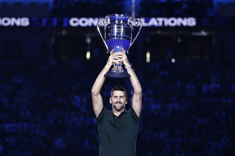 Djokovic secures year-end No. 1 ranking for by beating Rune at ATP Finals