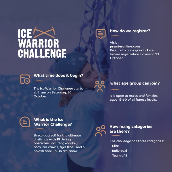 MHT invites participation in the Ice Warrior Challenge